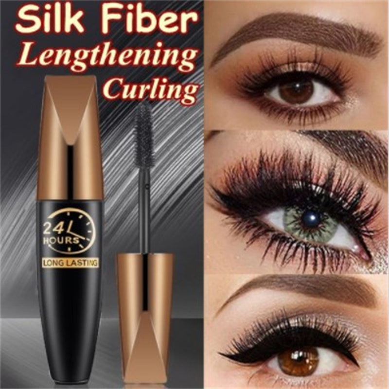 1pc 24Hours Long-Lasting Waterproof Black Mascara