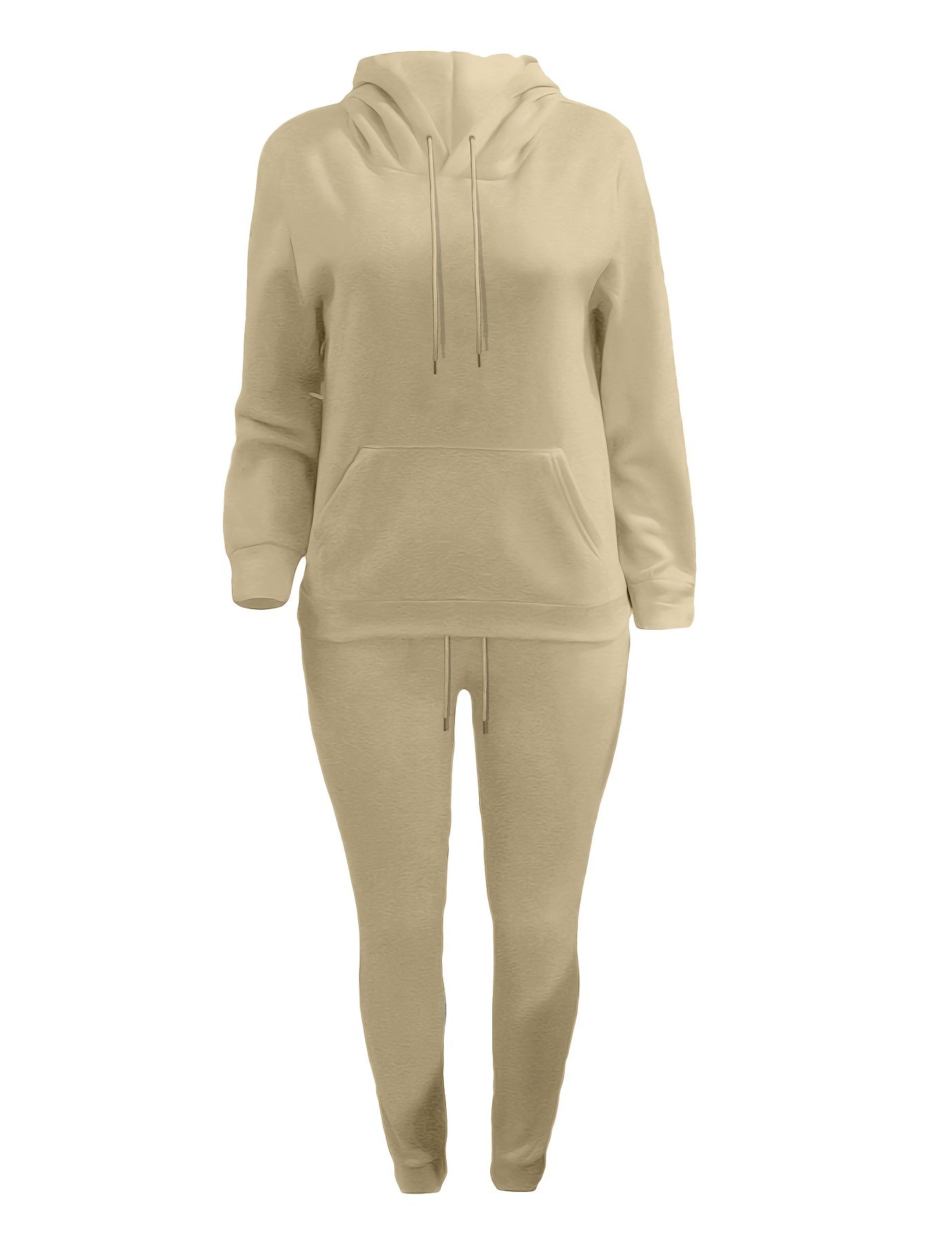Women’s Relaxed Hoodie & Sweatpants Set – Casual Two-Piece Loungewear
