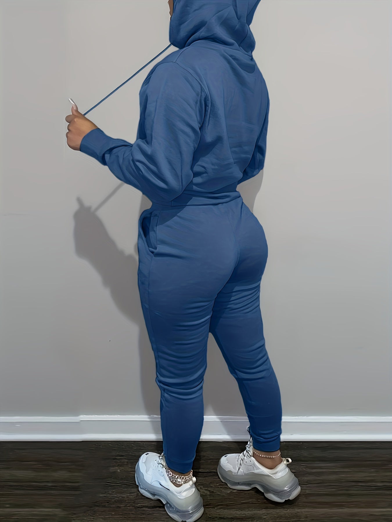 Women’s Relaxed Hoodie & Sweatpants Set – Casual Two-Piece Loungewear