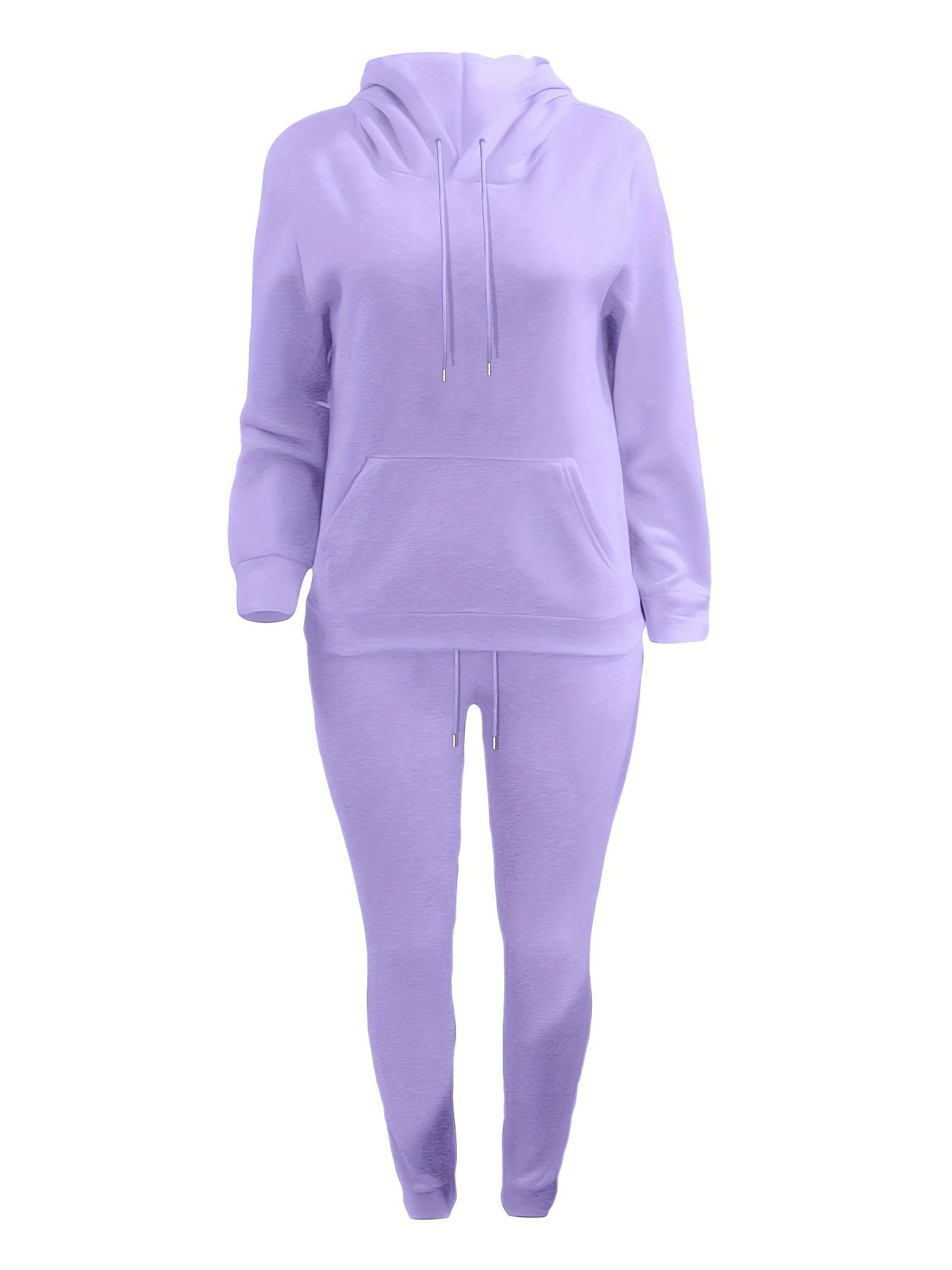 Women’s Relaxed Hoodie & Sweatpants Set – Casual Two-Piece Loungewear