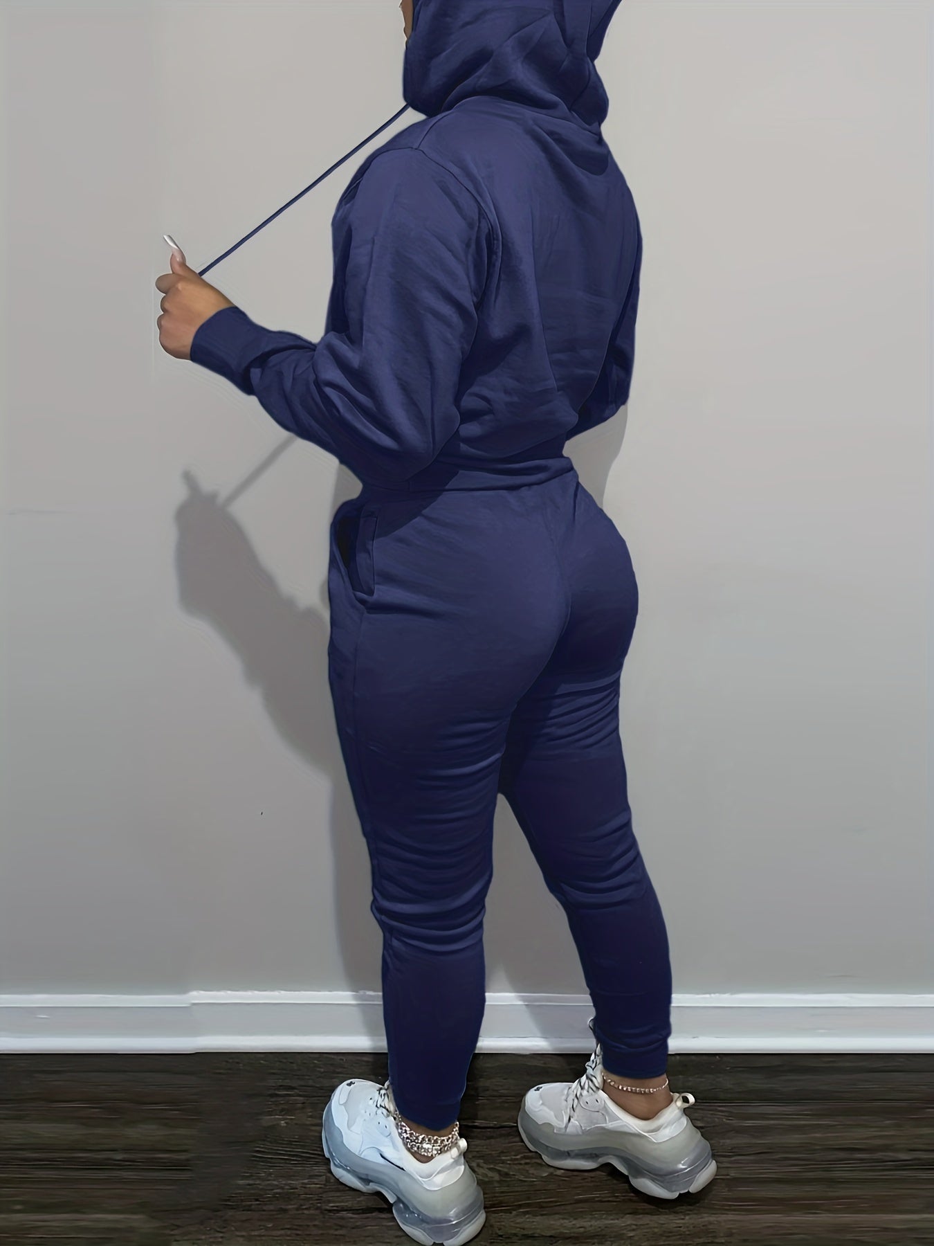 Women’s Relaxed Hoodie & Sweatpants Set – Casual Two-Piece Loungewear