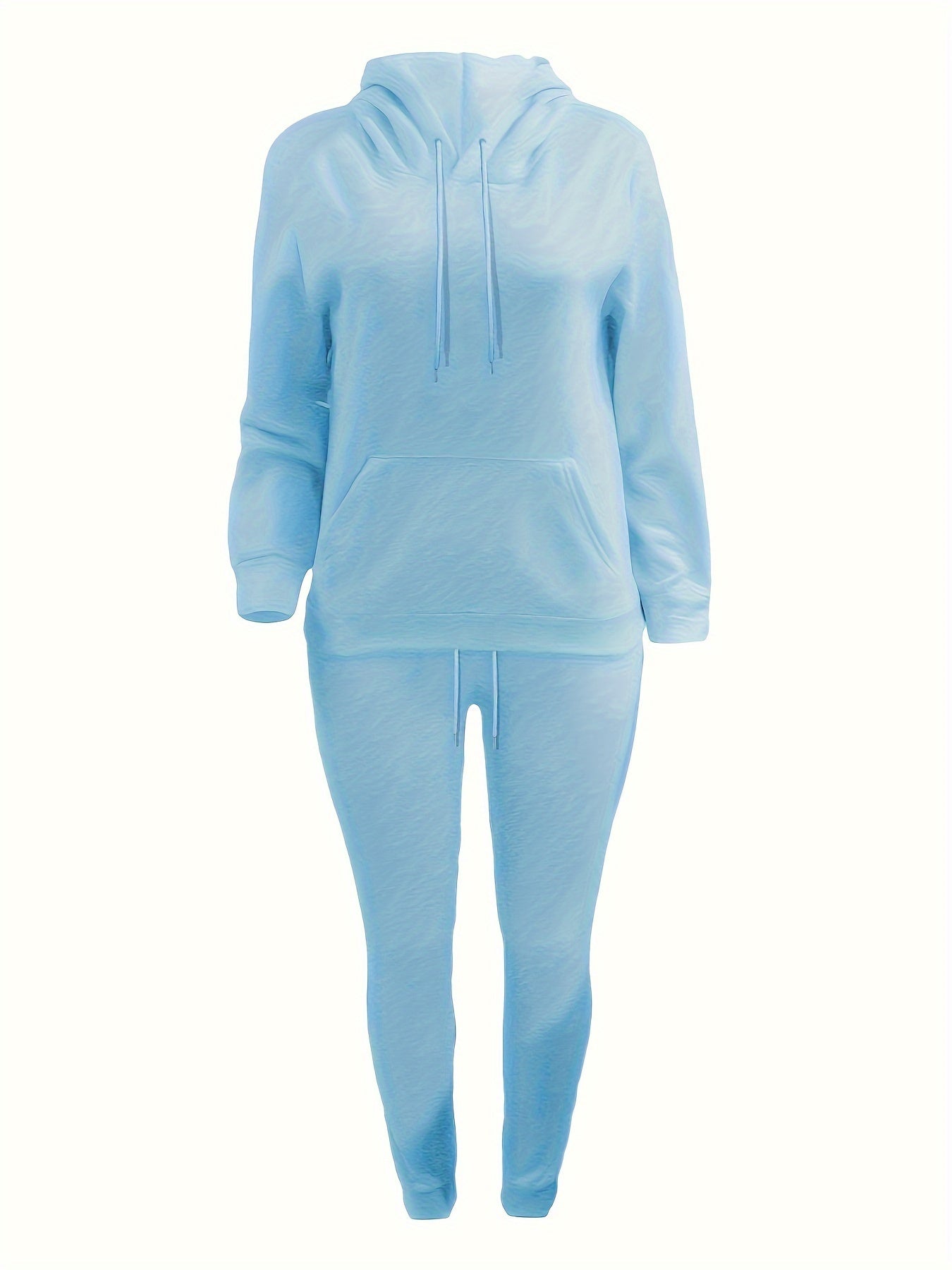 Women’s Relaxed Hoodie & Sweatpants Set – Casual Two-Piece Loungewear