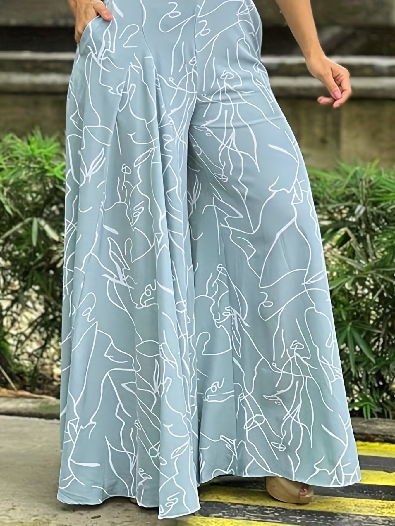 Glam Sway Elegant Waist Halter Jumpsuit