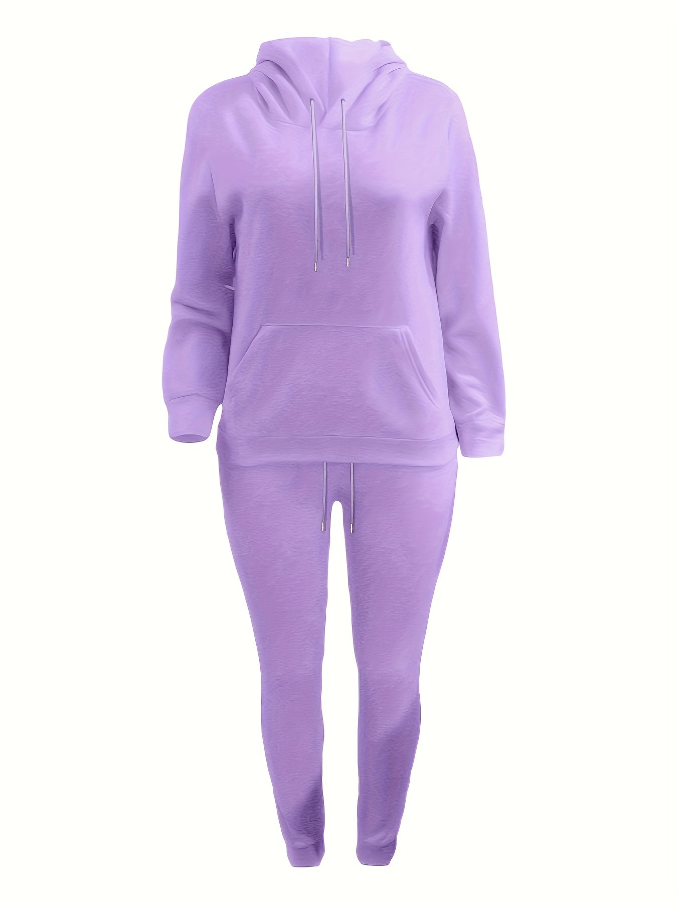 Women’s Relaxed Hoodie & Sweatpants Set – Casual Two-Piece Loungewear