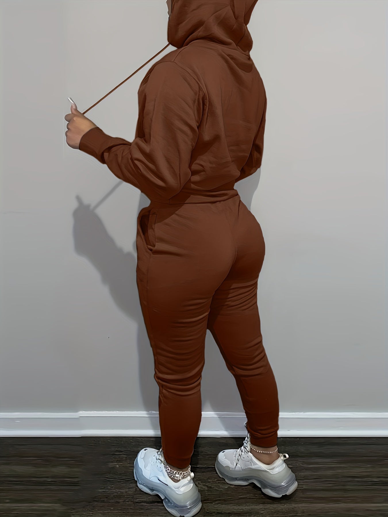Women’s Relaxed Hoodie & Sweatpants Set – Casual Two-Piece Loungewear