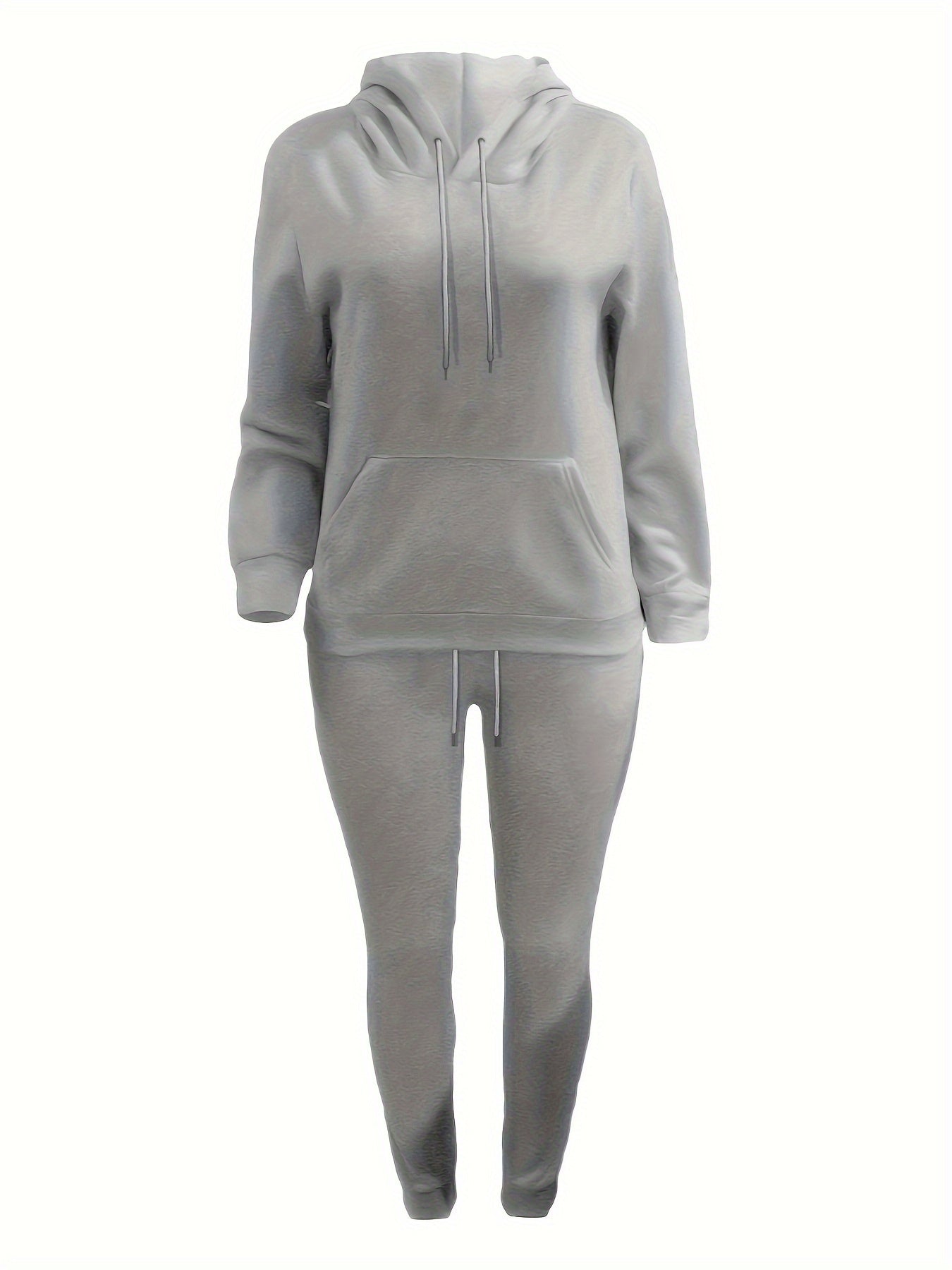 Women’s Relaxed Hoodie & Sweatpants Set – Casual Two-Piece Loungewear