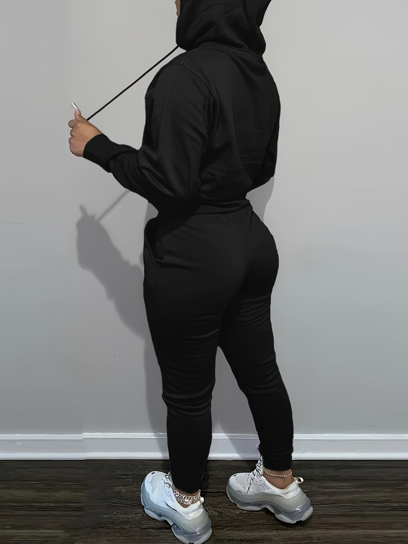 Women’s Relaxed Hoodie & Sweatpants Set – Casual Two-Piece Loungewear