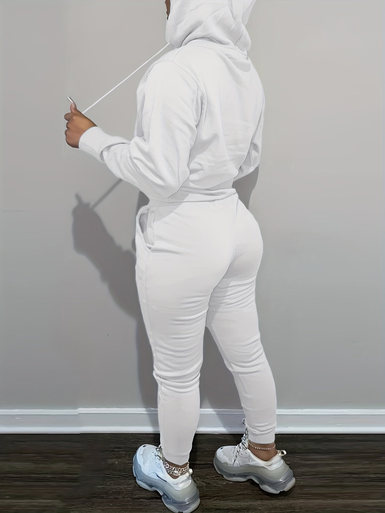 Women’s Relaxed Hoodie & Sweatpants Set – Casual Two-Piece Loungewear