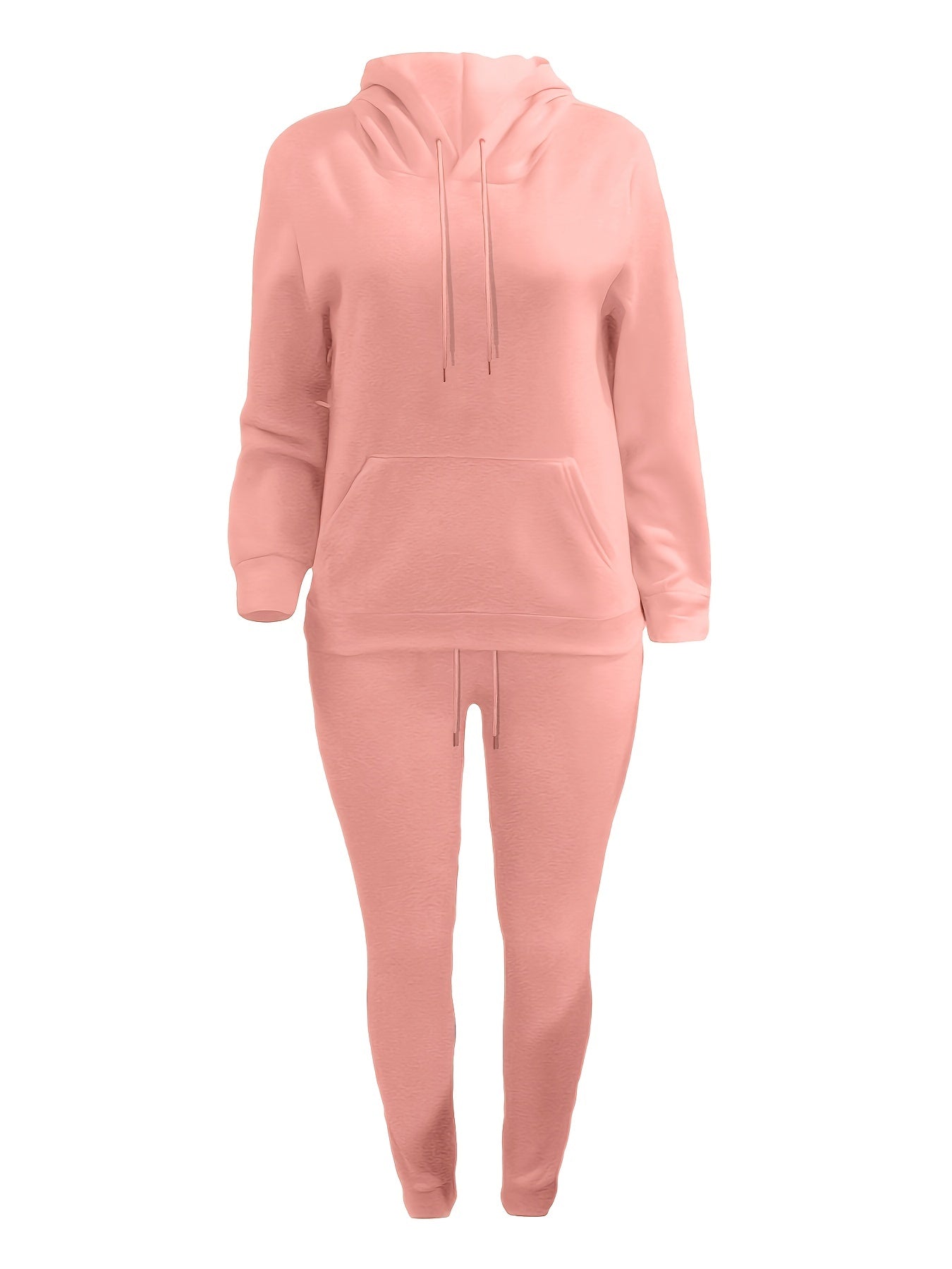 Women’s Relaxed Hoodie & Sweatpants Set – Casual Two-Piece Loungewear