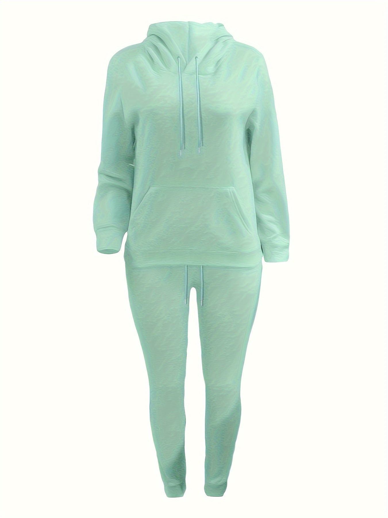 Women’s Relaxed Hoodie & Sweatpants Set – Casual Two-Piece Loungewear