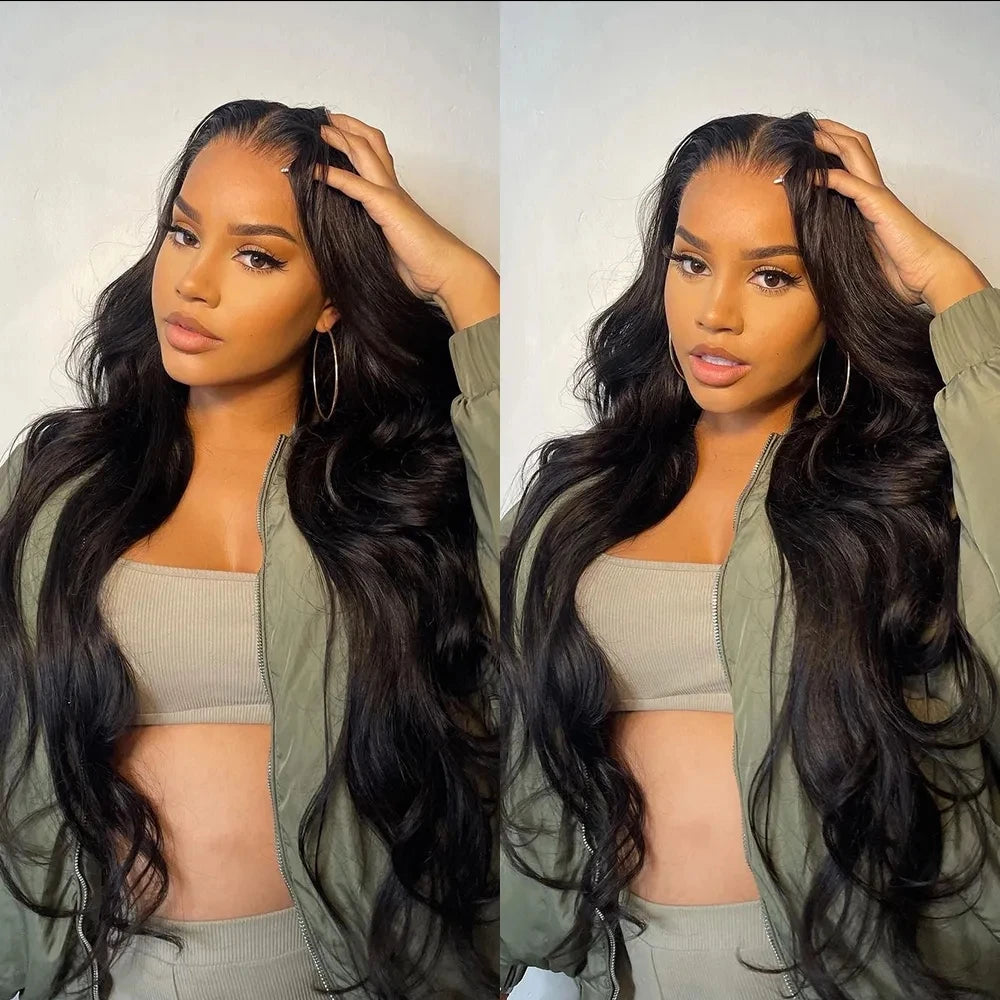 Wear And Go Glueless Human Hair Wigs Preplucked Brazilian Body Wave Ready To Wear