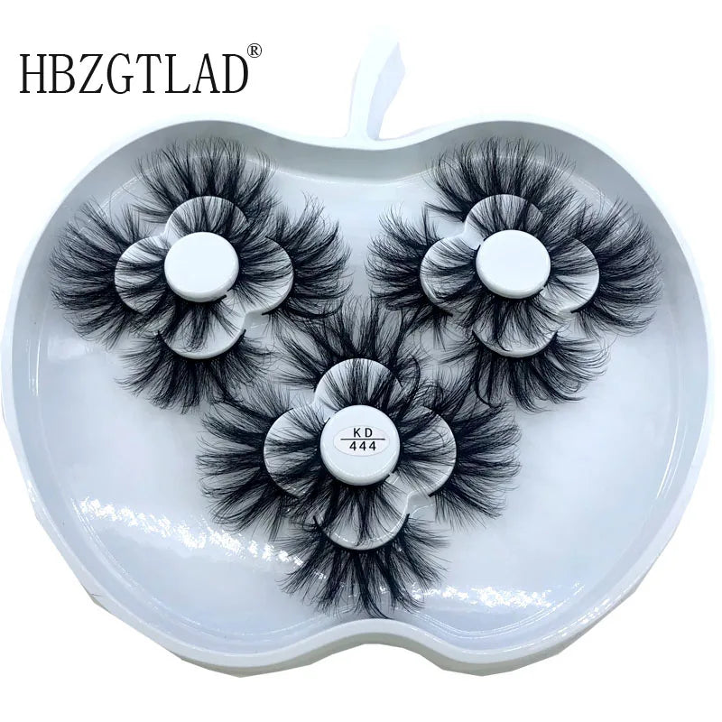 9 Pairs 8-25 mm 3d Mink Lashes Bulk Faux with Custom Box Wispy Natural Mink Lashes Pack Short Wholesales Natural False Eyelashes