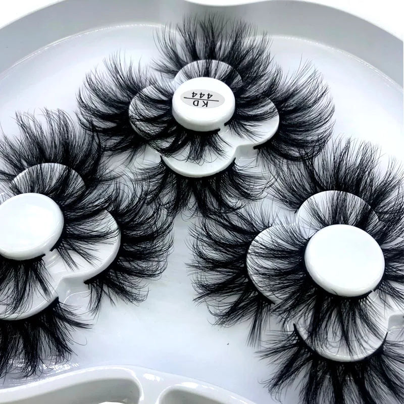 9 Pairs 8-25 mm 3d Mink Lashes Bulk Faux with Custom Box Wispy Natural Mink Lashes Pack Short Wholesales Natural False Eyelashes