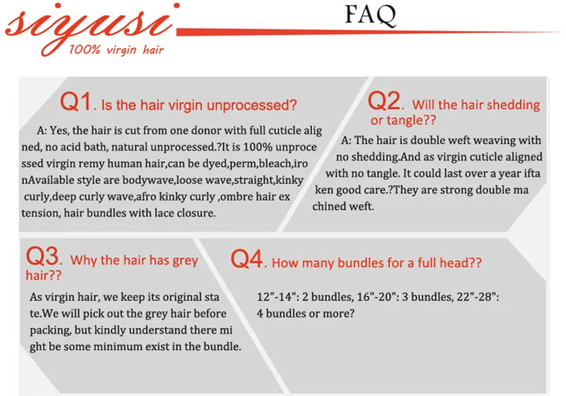 Brazilian Straight Hair Bundles
