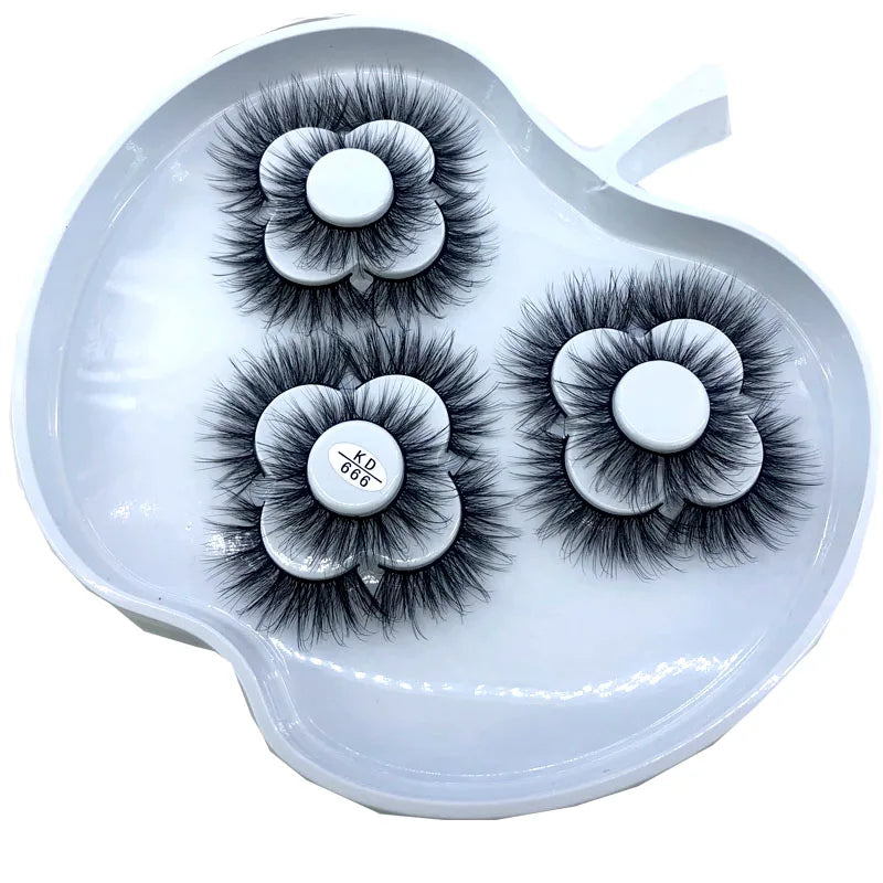 9 Pairs 8-25 mm 3d Mink Lashes Bulk Faux with Custom Box Wispy Natural Mink Lashes Pack Short Wholesales Natural False Eyelashes