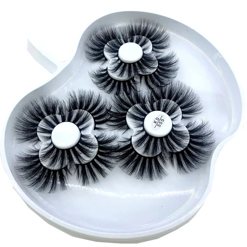 9 Pairs 8-25 mm 3d Mink Lashes Bulk Faux with Custom Box Wispy Natural Mink Lashes Pack Short Wholesales Natural False Eyelashes