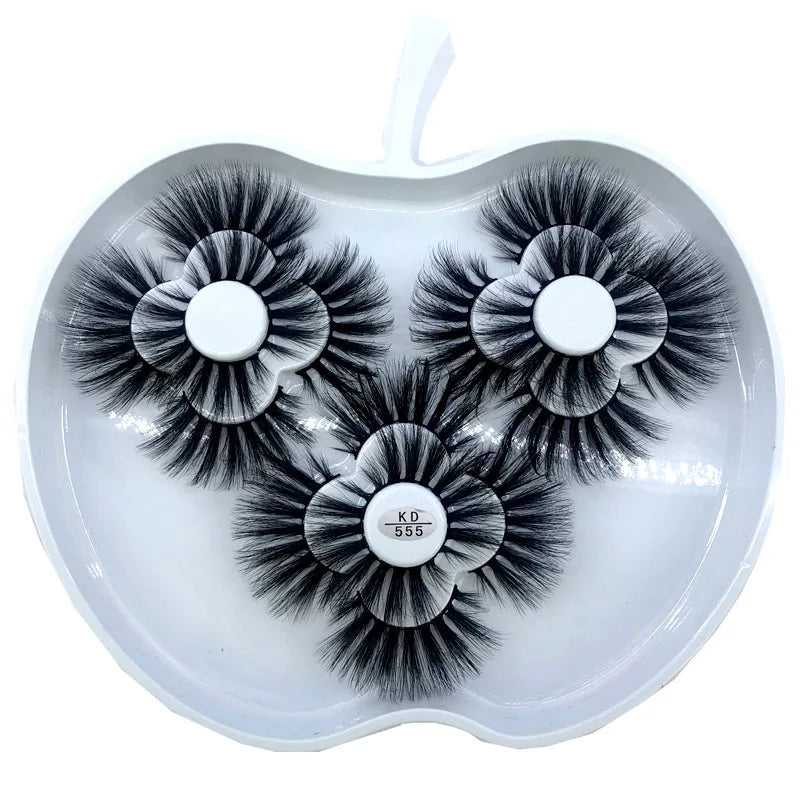 9 Pairs 8-25 mm 3d Mink Lashes Bulk Faux with Custom Box Wispy Natural Mink Lashes Pack Short Wholesales Natural False Eyelashes