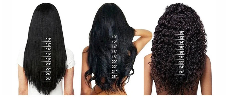 360 Curly Water Wave Human Hair Wigs
