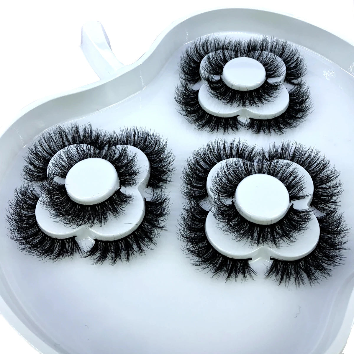 9 Pairs 8-25 mm 3d Mink Lashes Bulk Faux with Custom Box Wispy Natural Mink Lashes Pack Short Wholesales Natural False Eyelashes