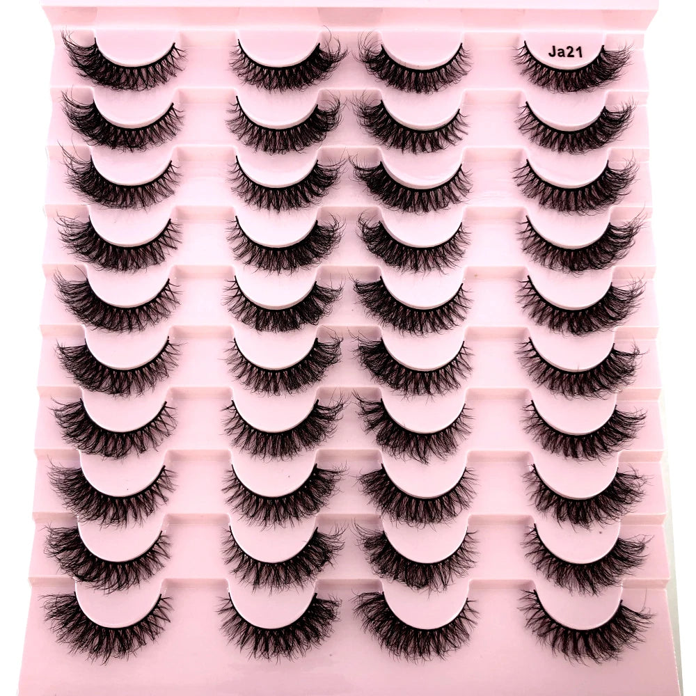 20 pairs natural 6d mink eyelashes eyelash
