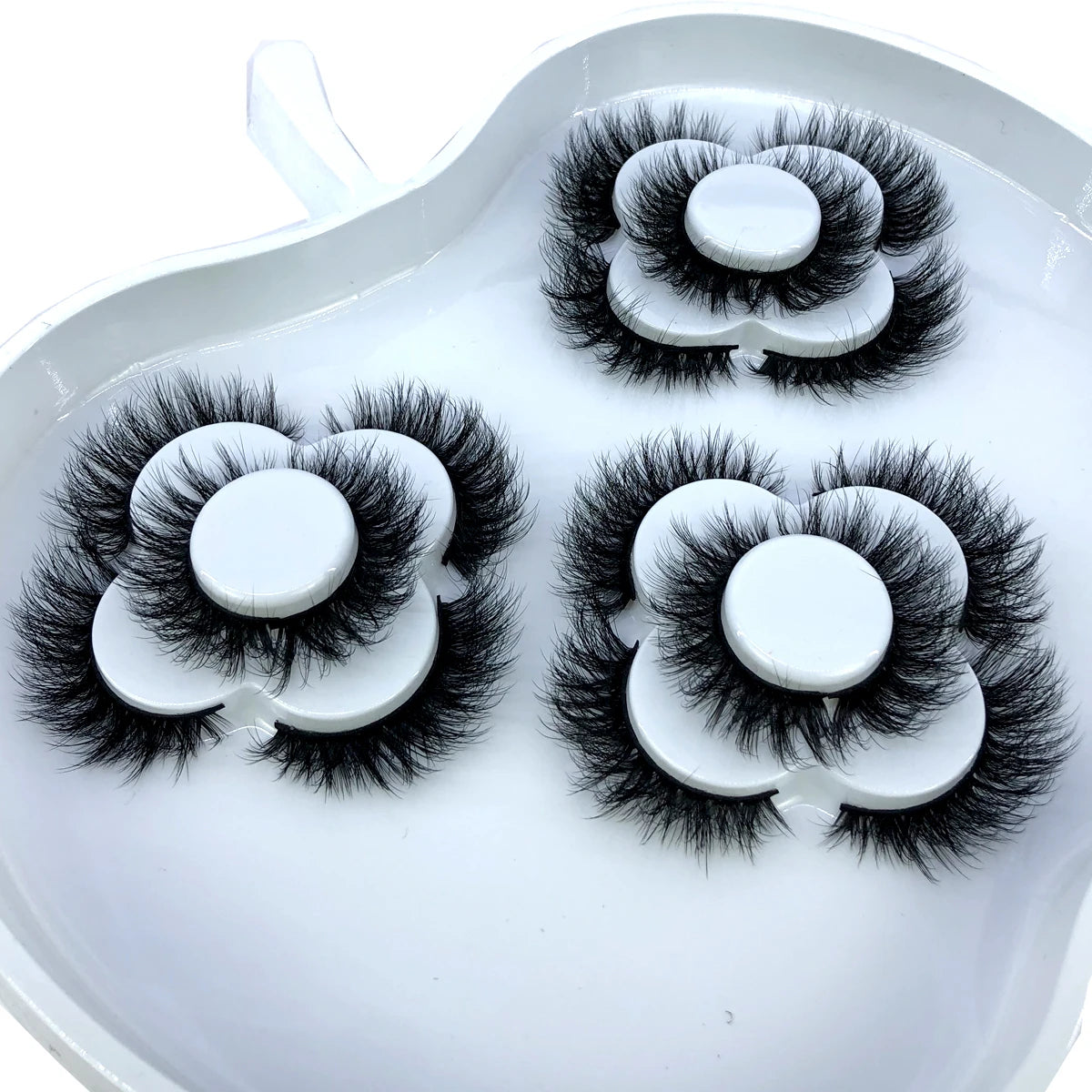 9 Pairs 8-25 mm 3d Mink Lashes Bulk Faux with Custom Box Wispy Natural Mink Lashes Pack Short Wholesales Natural False Eyelashes