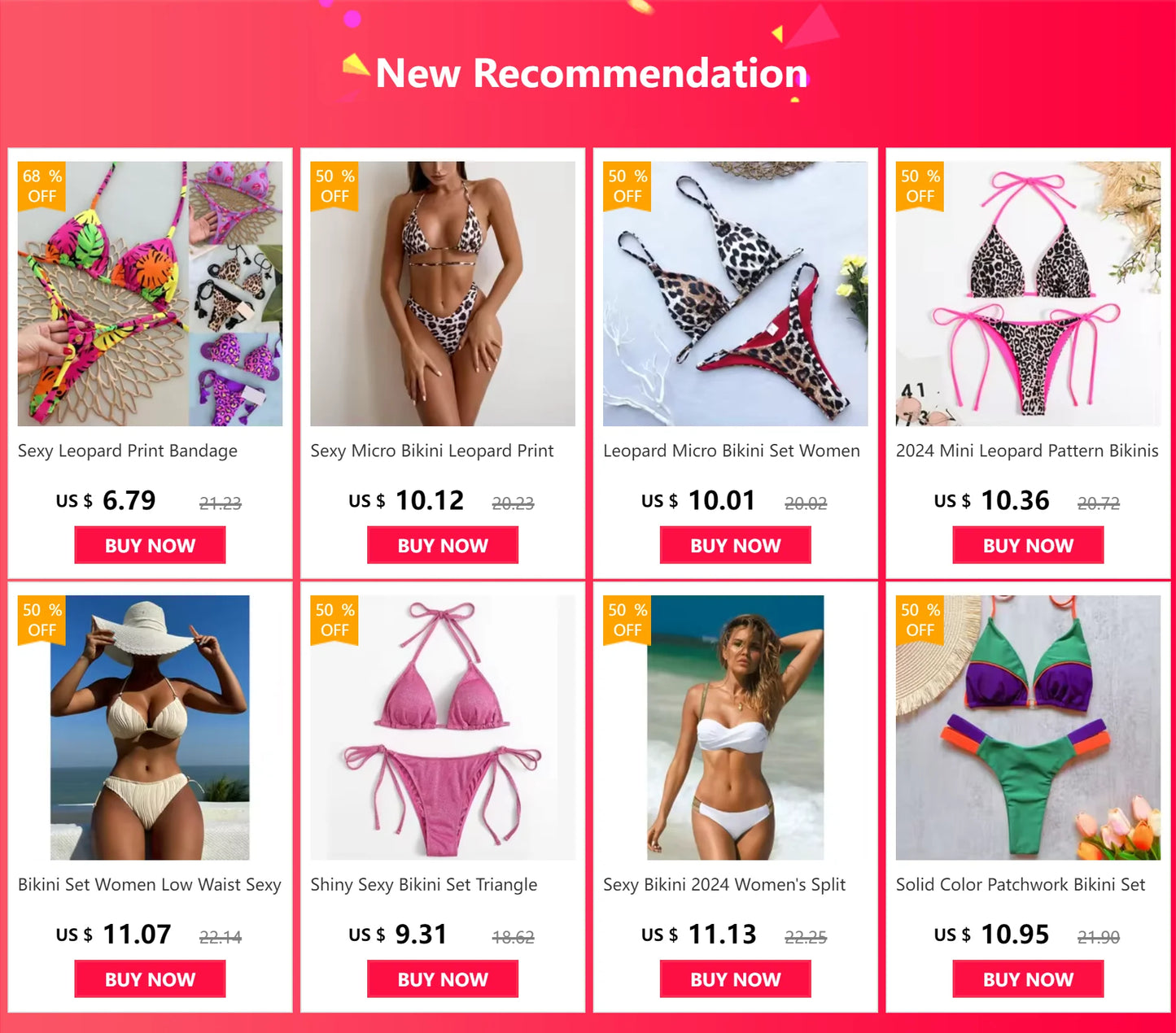 Kam's Wild Glam Bikini Sets