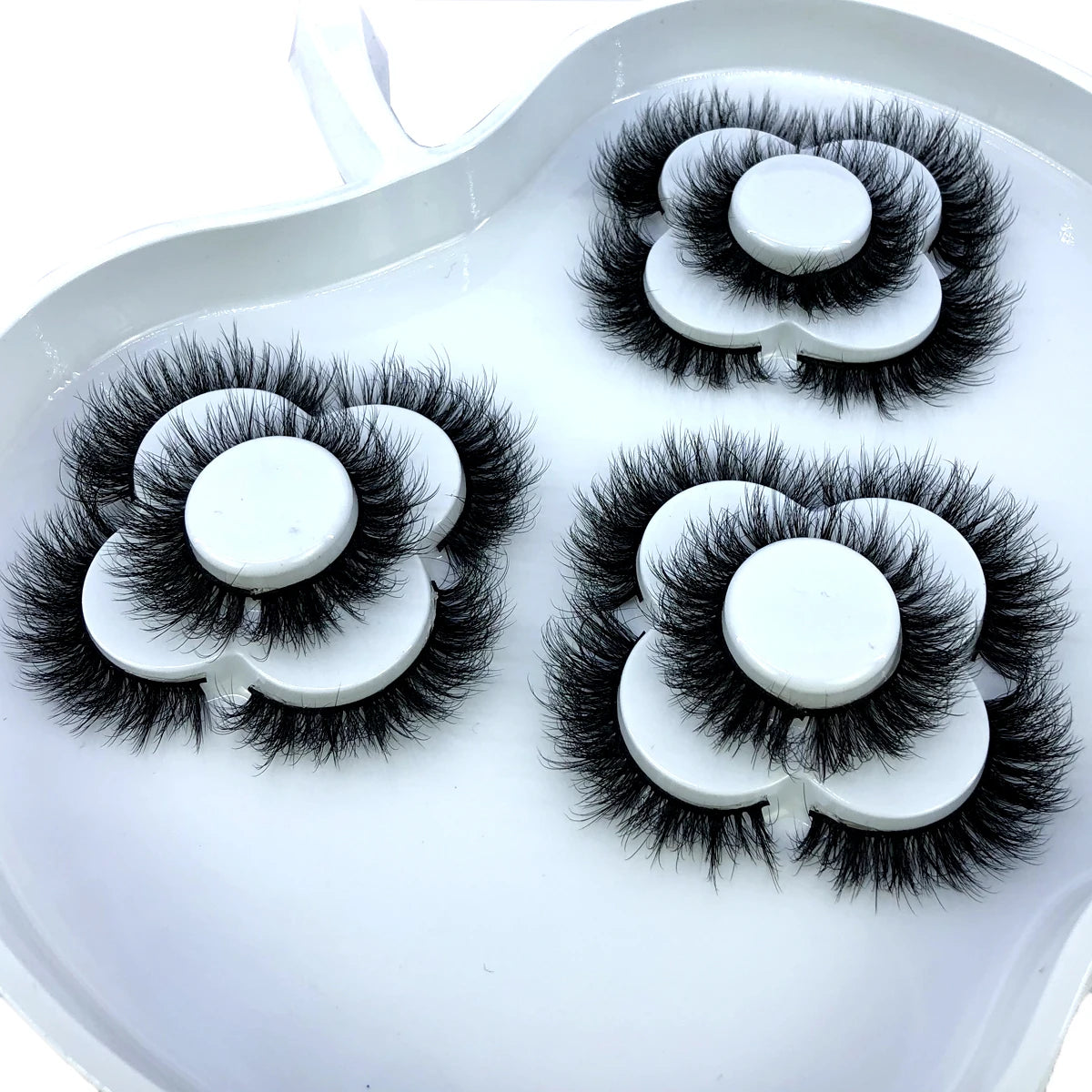 9 Pairs 8-25 mm 3d Mink Lashes Bulk Faux with Custom Box Wispy Natural Mink Lashes Pack Short Wholesales Natural False Eyelashes