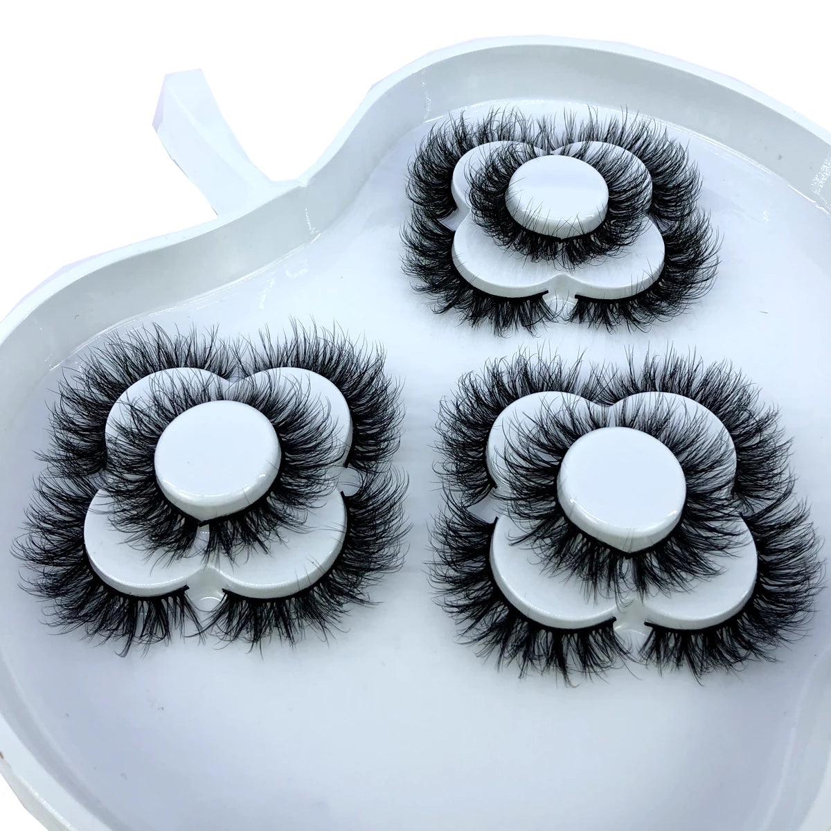 9 Pairs 8-25 mm 3d Mink Lashes Bulk Faux with Custom Box Wispy Natural Mink Lashes Pack Short Wholesales Natural False Eyelashes