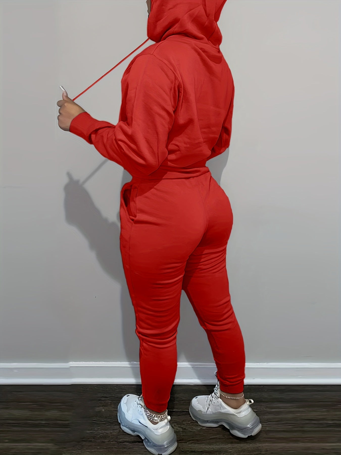 Women’s Relaxed Hoodie & Sweatpants Set – Casual Two-Piece Loungewear