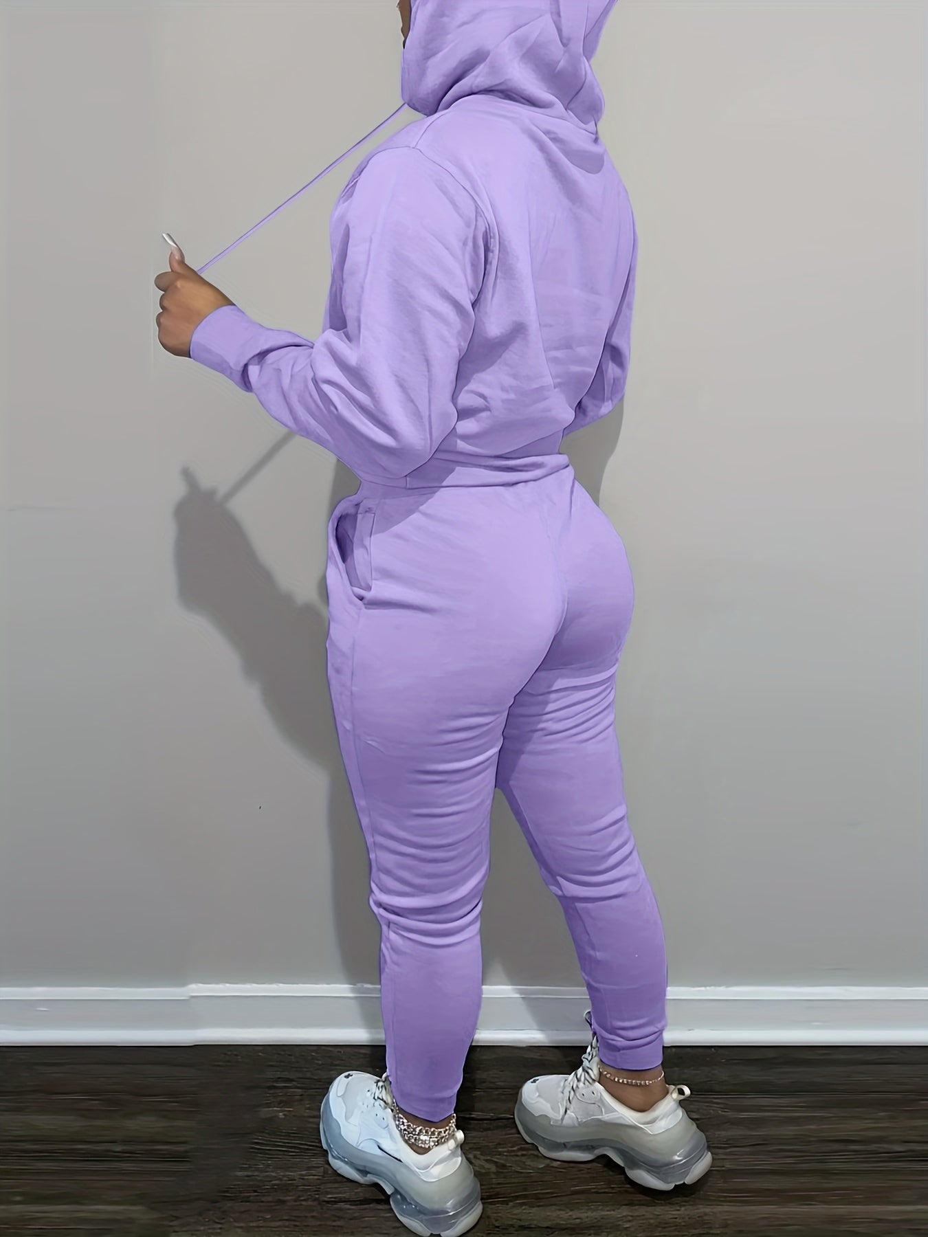 Women’s Relaxed Hoodie & Sweatpants Set – Casual Two-Piece Loungewear