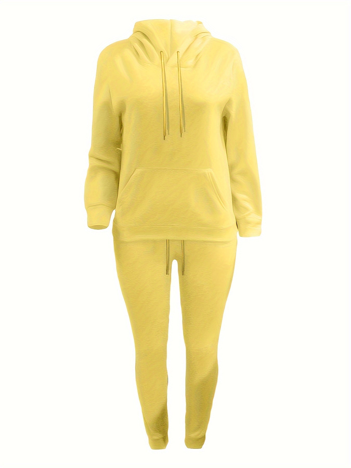 Women’s Relaxed Hoodie & Sweatpants Set – Casual Two-Piece Loungewear