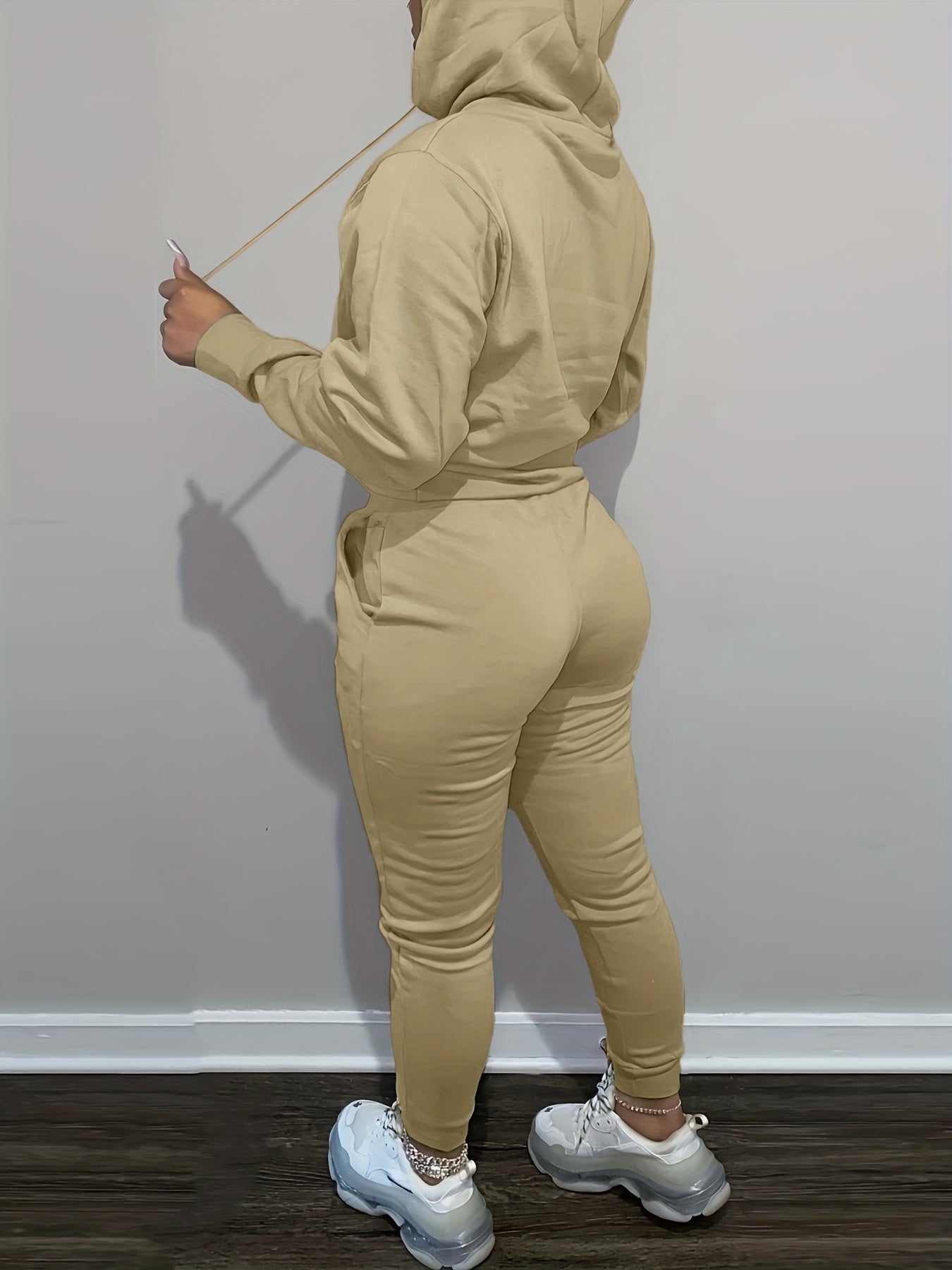 Women’s Relaxed Hoodie & Sweatpants Set – Casual Two-Piece Loungewear
