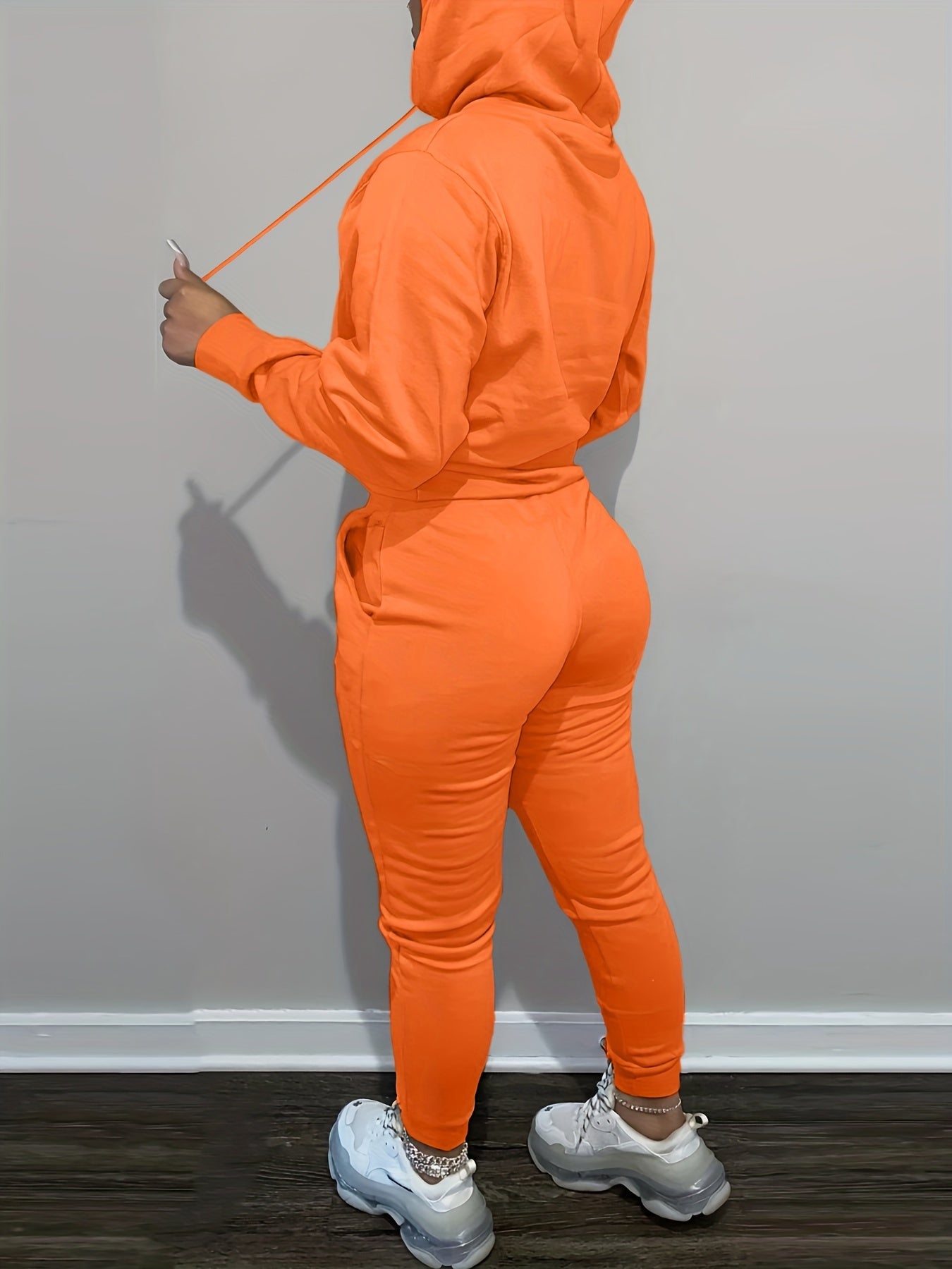 Women’s Relaxed Hoodie & Sweatpants Set – Casual Two-Piece Loungewear