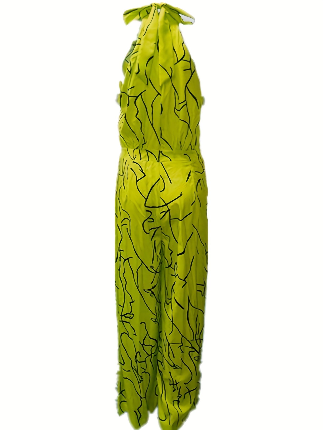 Glam Sway Elegant Waist Halter Jumpsuit