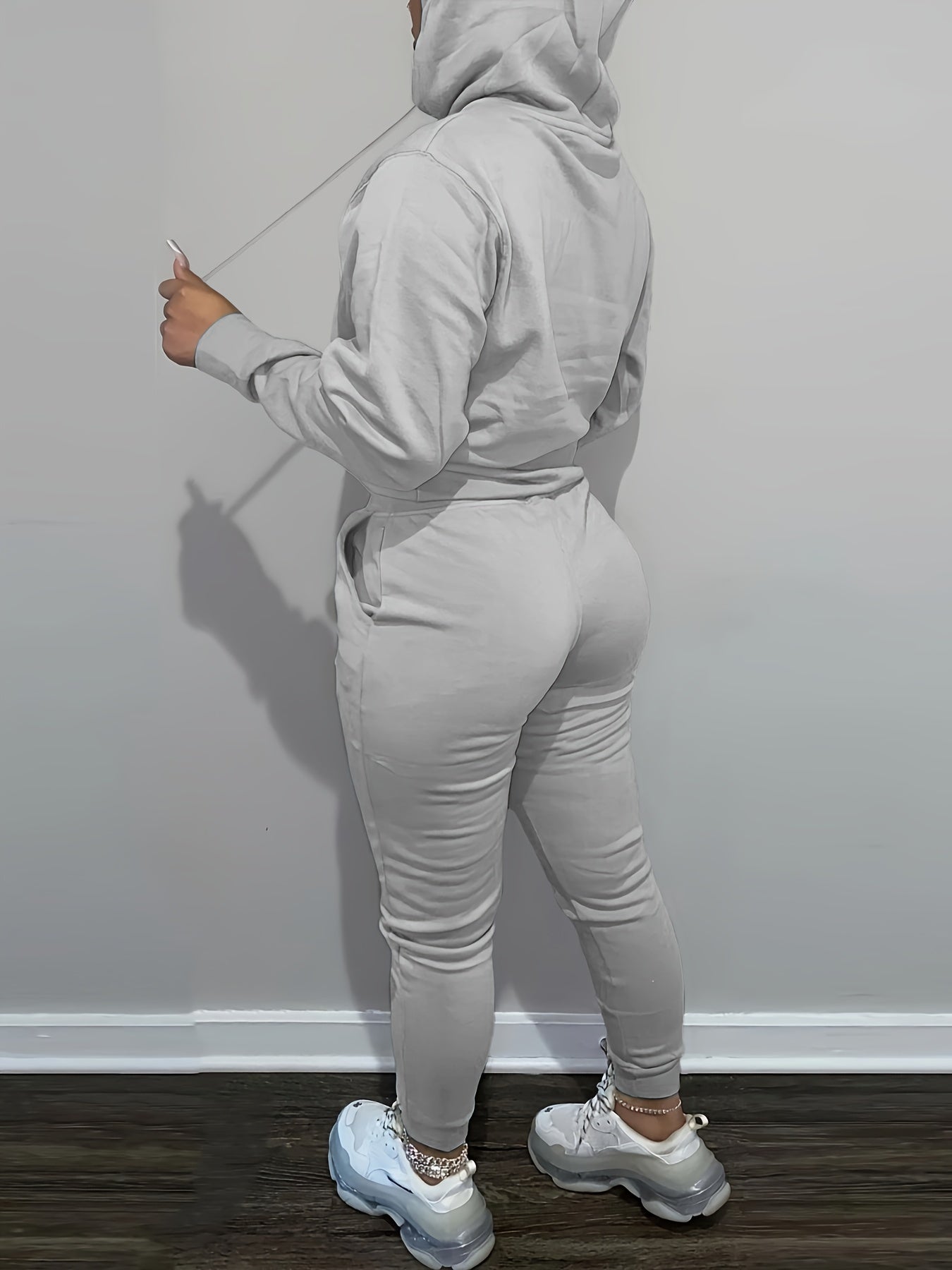 Women’s Relaxed Hoodie & Sweatpants Set – Casual Two-Piece Loungewear