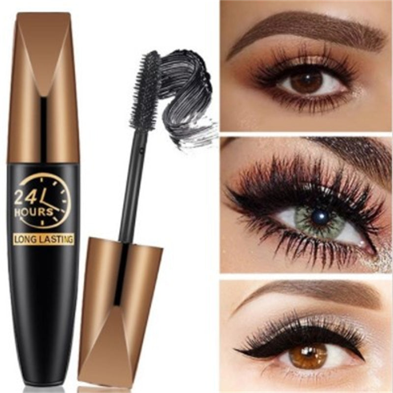 1pc 24Hours Long-Lasting Waterproof Black Mascara