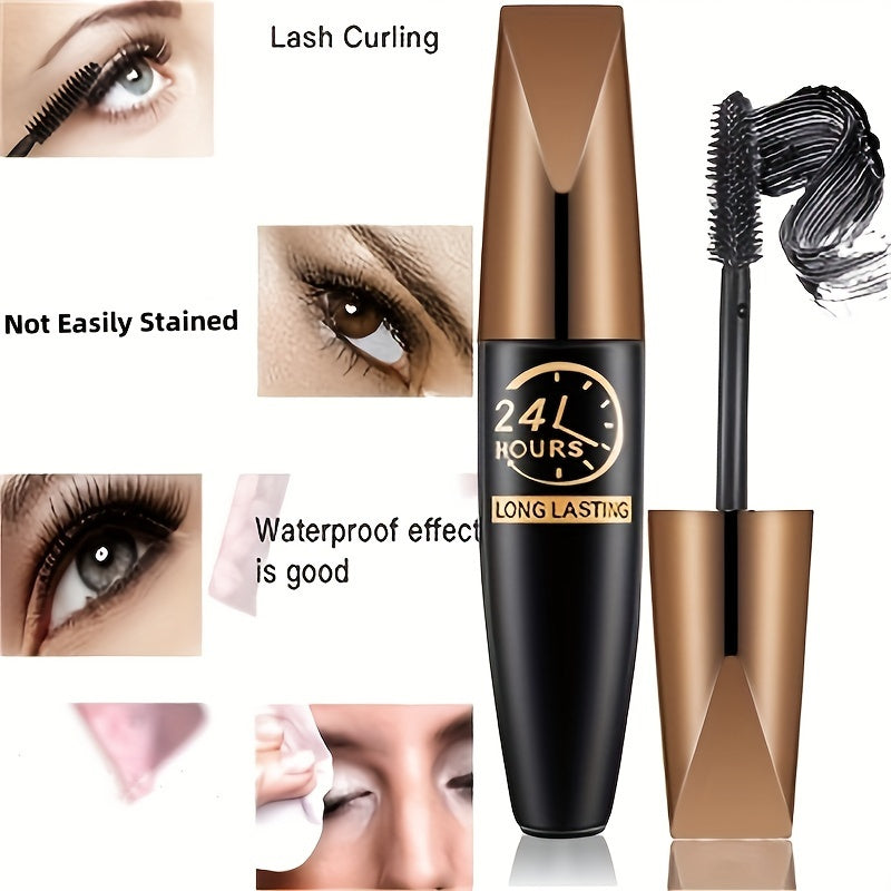 1pc 24Hours Long-Lasting Waterproof Black Mascara