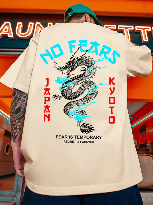 Breathable Dragon Graphic Tee – Perfect for Active Summer Wear